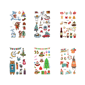 Tatuaggio temporaneo del tatuaggio dell'autoadesivo del corpo del viso della pelle sveglia dei bambini di nuovo stile per i bambini - Product Image 1