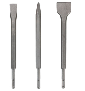 SDS-Plus Beitel Set, Boorhamer-3 STUKS Inclusief Punt Platte Beitel, gebogen Beitels met Draagtas - Product Image 1