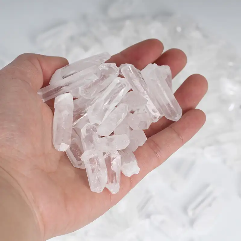 Точечный кулон для исцеления прозрачный кристалл кварца натуральный 100 г/шт. белый Feng Shui любовь свадьба украшение и подарок Полированный Китай (материк)