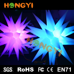 Fábrica directa iluminación LED inflable estrella estrellas coloridas medusas luminosa <span class=keywords><strong>discoteca</strong></span> apoyos modelo - Product Image 6