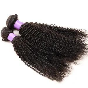 Cuticle Aligned Virgin Mongolian Kinky Curly Human Hair Crochet Braids In South Africa, Kinky Hair Vendor Ombre With Closure