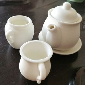 13個キッズDIYペインティングキットミニ磁器ティーセット