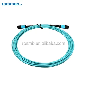 MPO-MPO gigabit optical fiber patch cord 24 core with US CONEC connector