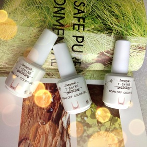 Y-SHINE 15 ml blanc bouteille omnipotent blanc couleur soak off uv/led gel vernis à ongles pour Frenchy - Product Image 2