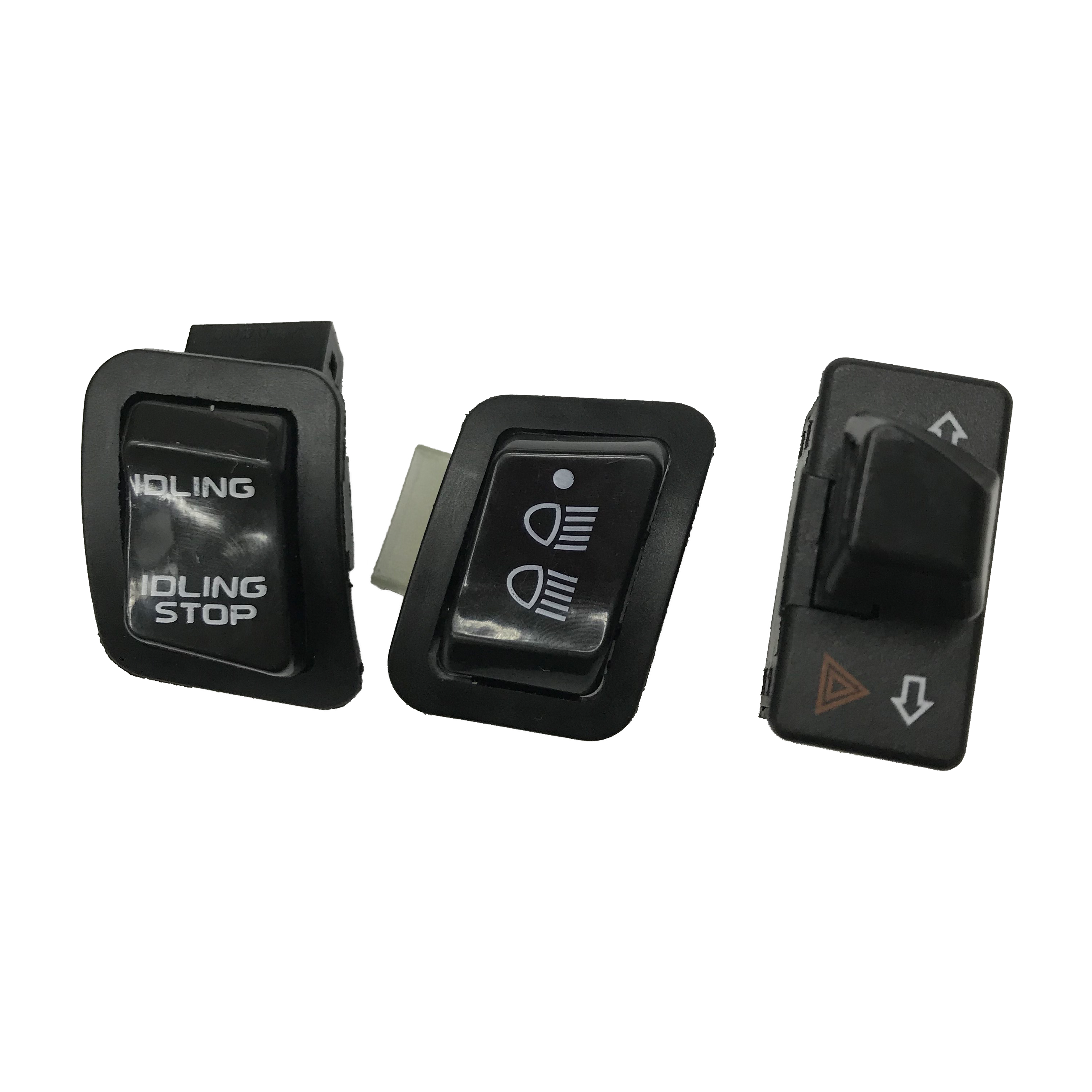 Мотоцикл нажмите переключатель руля Кнопка поворотов свет фар кнопочный переключатель