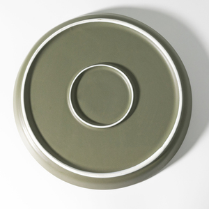 Ensemble de vaisselle en porcelaine verte design <span class=keywords><strong>poisson</strong></span> mat de style traditionnel de luxe écologique comprenant un plateau de chargement pour le café - Product Image 3