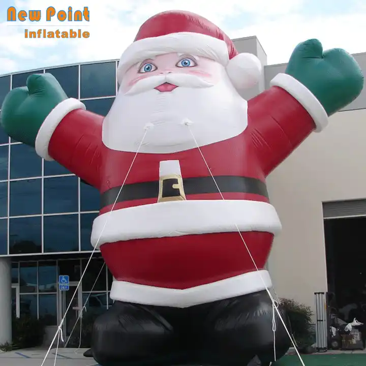 guangzhou 25ft christmas inflatable santa with| Alibaba.com
