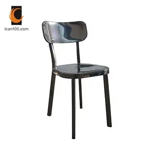 Высокотемпературный обеденный стул, металлические стойкие стулья, ретро стулья для кафе