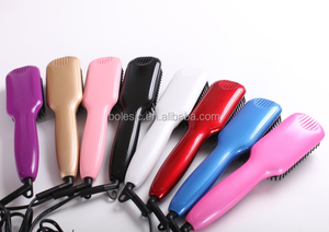Alibaba 2016 Top qualité plat fers fer à vapeur de gros numérique brosse à cheveux redresseur lcd avec <span class=keywords><strong>la</strong></span> certification ce - Product Image 6