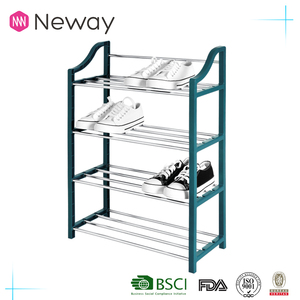 NEWAY zapatero Encargo barato simple zapatero estante de exhibición de muebles de diseño para el hogar - Product Image 1