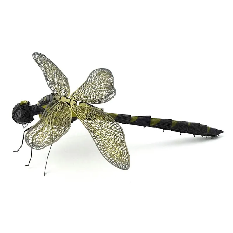 3D металлический пазл насекомое Стрекоза материал из нержавеющей стали Diy игрушки