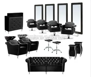 As cadeiras de estilização de salão real com guarnição, cadeira clássica preta e branca (a09)
