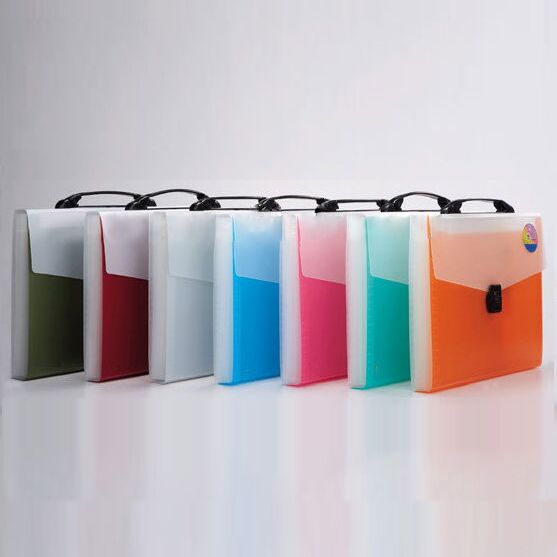 Папка для файлов «гармошка» из полипропилена, складная офисная портативная Папка-органайзер для файлов