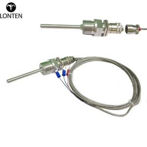 Lonten RTD PT100 Suhu <span class=keywords><strong>Sensor</strong></span> 1/<span class=keywords><strong>2</strong></span> Inci NPT Benang dengan Dilepas Konektor - Product Image 5