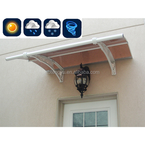 Meilleure vente durable en utilisant <span class=keywords><strong>marquise</strong></span> de <span class=keywords><strong>porte</strong></span> en acier inoxydable de style européen verre canopy - Product Image 5