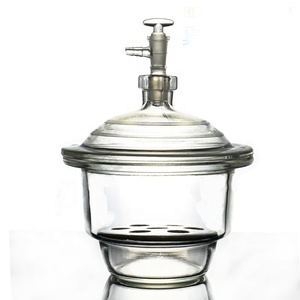 مختبر العنبر الزجاج فراغ المجففة مع طبق من البورسلين - Product Image 2
