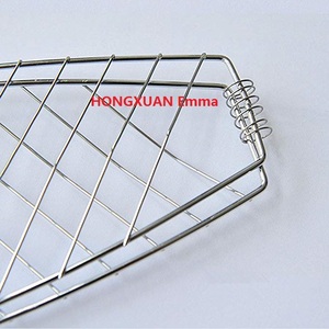 <strong>BBQ</strong> Charcoal Grilled Fish <strong>Rack</strong>/Stainless Steel <strong>BBQ</strong> Fish Grill Basket - Product Image 6