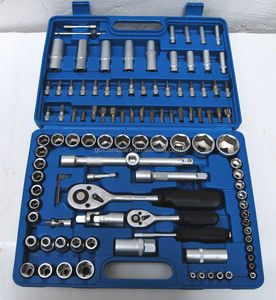 Juego de llaves de <span class=keywords><strong>carraca</strong></span>, 108 unidades, compás de llave en maletín, juego de enchufes - Product Image 6