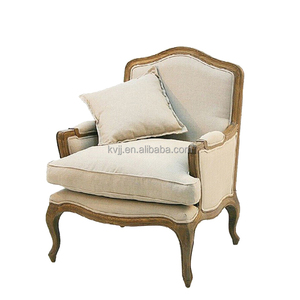 KVJ-7620-3 Sofá Diván de Madera Maciza Estilo <span class=keywords><strong>Francés</strong></span> <span class=keywords><strong>Antiguo</strong></span>, Muebles para Cafetería - Product Image 6