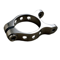 Pince de tige de selle de vélo en titane de 31.8mm avec support de support arrière, collier de siège, pièces de vélo, prix d'usine