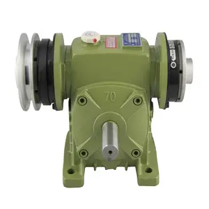 TJ-BKACS 1:10~1:60 Ratio Worm Speed Gearbox Reducer with Electromagnetic Clutch and Brake