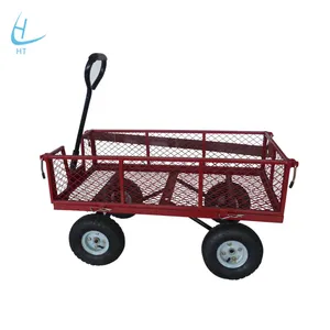 Folding Beach Wagon Free Sample Best Quality 4 Wheel Folding Beach Wagon For Sale