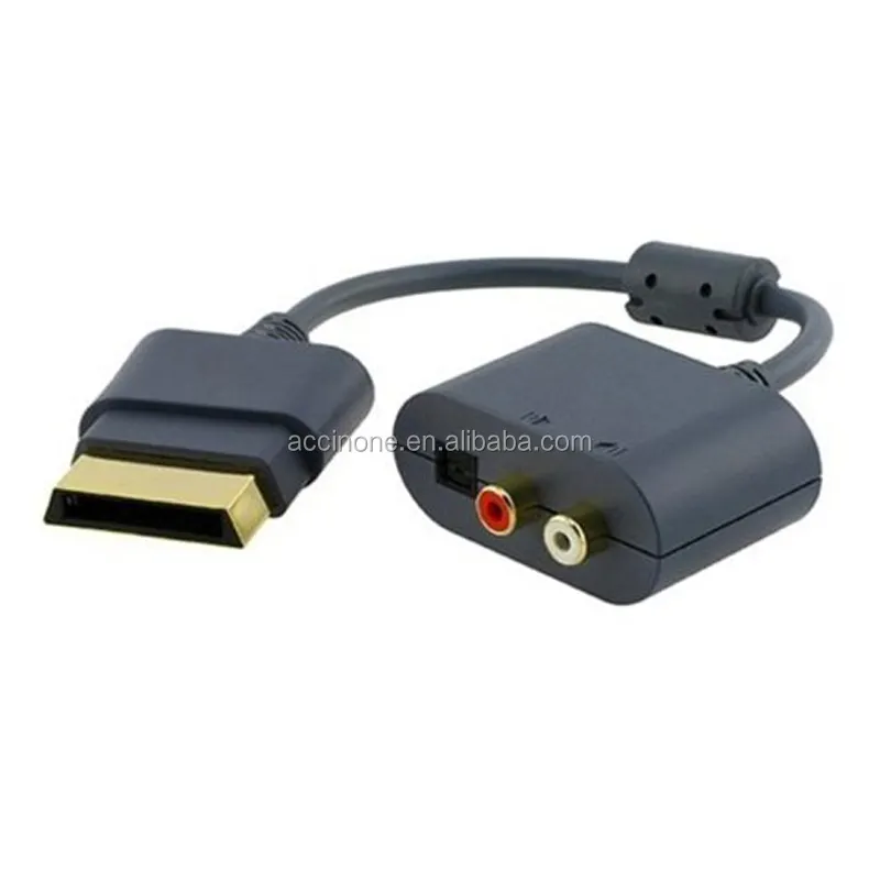 Câble Adaptateur Audio Pour Xbox 360 Optiques AV RCA Audio Câble Cordon Pour Xbox 360 Mince Gris Couleur