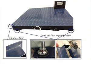 500 किलोग्राम क्षमता के साथ पोर्टेबल 1000x1000 मिमी स्केल और 1 जी सटीकता ओएम अनुकूलन योग्य - Product Image 4