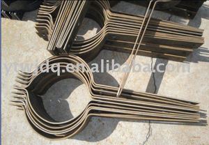 Supports de gouttière en acier au carbone avec crochets et pinces à ressort, structure en F, mesure en pouces HT - Product Image 4