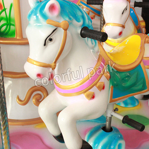 Colorful Park 6 Players Carousel Kiddie Rolling Riding Arcade Game for <strong>Amusement</strong> Park <strong>Machine</strong> - Product Image 3