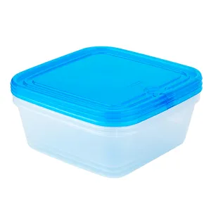 PP 저장 상자 & Bins 3000 Pcs 파랑 15*15*7.5 avaible를 사용하여 콘테이너 플라스틱 음식 저장 콘테이너 사각 부엌을 보존하십시오