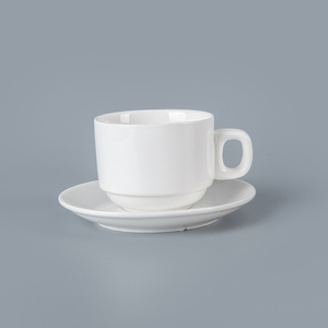 Moderno Bianco Hotel In Ceramica Tazze di Tè, Eco Friendly Hotel Insieme della Tazza di <span class=keywords><strong>Caffè</strong></span>/ - Product Image 5