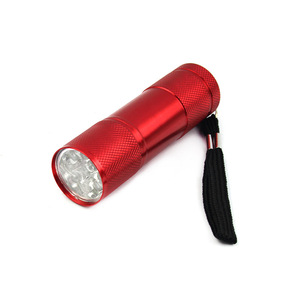 Custom Brand logo 9 LEDs Led Flashlight Torch
