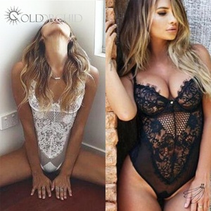 Ropa de dormir Europea americana para mujer, lencería con foto de chica, mono fino de gasa Sexy para mujer madura, ropa de mujer <span class=keywords><strong>Xexi</strong></span> de punto - Product Image 6