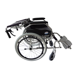 Nursing home aluminum alloy mini portable wheelchair for elderly - Product Image 6