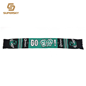 Fuente de la fábrica de China buena calidad de diseño personalizado bufanda de fútbol - Product Image 1