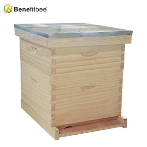 Sarang Lebah Kayu Benefitbee Dua Lapis 8/10 Bingkai <span class=keywords><strong>Langstroth</strong></span> untuk Peternak Lebah - Product Image 4
