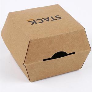 Cartón de papel personalizado para comida, cajas de aperitivos para <span class=keywords><strong>hamburguesas</strong></span> y patatas fritas, caja grande <span class=keywords><strong>con</strong></span> logotipo - Product Image 5