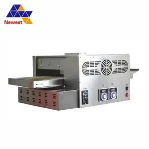 304 de Acero Inoxidable Horno para pan de pita/gas pan pizza horno transportador