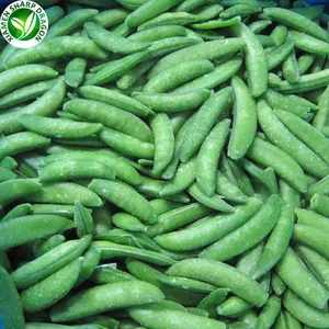 Gousses de pois plates chinoises congelées Treillis Sucre frais et sucré Snap Field Ann Fruit croustillant Culture d'OGM Blanchiment comestible - Product Image 2