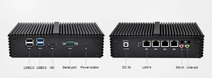 Kansung 4 Lan nueva Ubuntu pfSense Industrial sin ventilador ganar 10 Mini Pc Intel Core <span class=keywords><strong>I3</strong></span> - Product Image 6