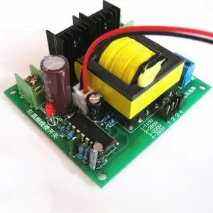 Micro inversor de bateria, 150w dc12v boost ac220v placa de inversor módulo transformador de impulso