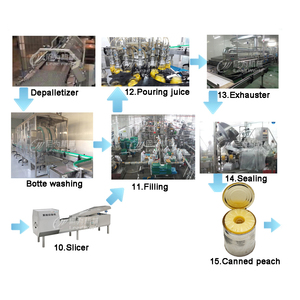 LWT工場直販 パイナップル食品缶詰機 多機能生産ライン モーターベアリング 果物野菜加工 - Product Image 4