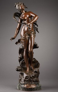 Moderno jardín de esculturas auguste <span class=keywords><strong>moreau</strong></span> artesanal escultura de bronce sólido - Product Image 3