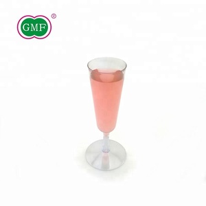 Verres à vin jetables 2oz sans BPA, flûtes à <span class=keywords><strong>champagne</strong></span> en plastique avec design personnalisé - Product Image 1
