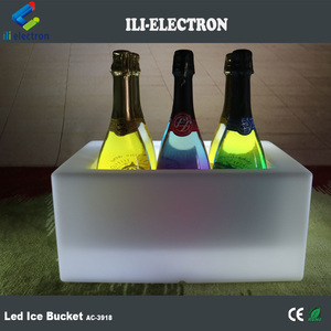 Pas <span class=keywords><strong>cher</strong></span> En Plastique <span class=keywords><strong>Champagne</strong></span> Led Seau À Glace Pour La Bière En Gros - Product Image 2