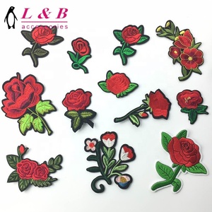 Multy colori <span class=keywords><strong>per</strong></span> cucire abbigliamento Applique ricamato solubile in <span class=keywords><strong>acqua</strong></span> 3D fiore Patch - Product Image 6