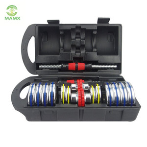 Juego <span class=keywords><strong>de</strong></span> <span class=keywords><strong>Mancuernas</strong></span> y Barras Ajustables Cromadas <span class=keywords><strong>de</strong></span> <span class=keywords><strong>50</strong></span> <span class=keywords><strong>KG</strong></span> para Fitness, Gran Venta - Product Image 5