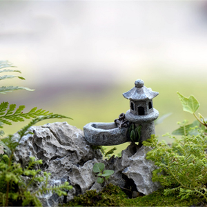 Vintage Artificial Pool <strong>Tower</strong> <strong>Miniature</strong> House Fairy Garden Home Decoration Mini Craft Micro Landscaping Decor - Product Image 5