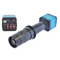 Hayear câmera microscópica digital, 14mp hdmi-compatível usb, industrial, digital, câmera de medição ccd para microscópio